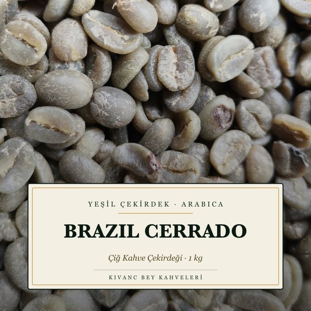 KIVANCBEY YEŞİL ÇEKİRDEK ARABICA BRAZIL CERRADO 1000 G