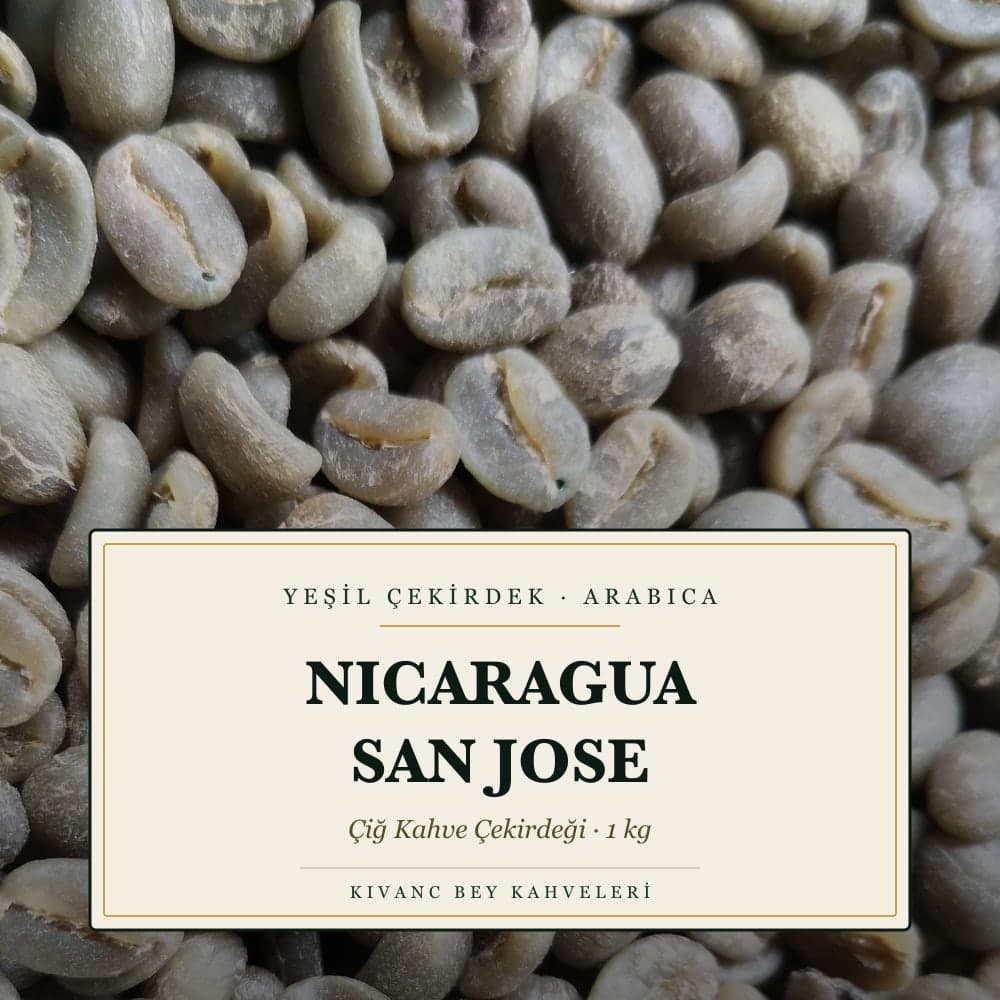 KIVANCBEY YEŞİL ÇEKİRDEK ARABICA NICARAGUA SAN JOSE 1000 G