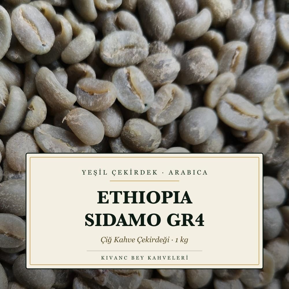 KIVANCBEY YEŞİL ÇEKİRDEK ARABICA ETHIOPIA SIDAMO GR4 1000 G