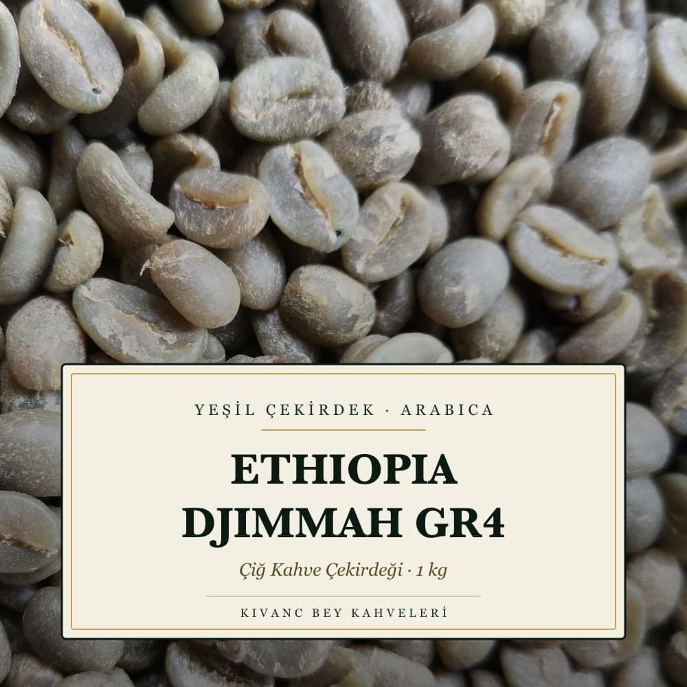 KIVANCBEY YEŞİL ÇEKİRDEK ARABICA ETHIOPIA DJIMMAH GR4 1000 G