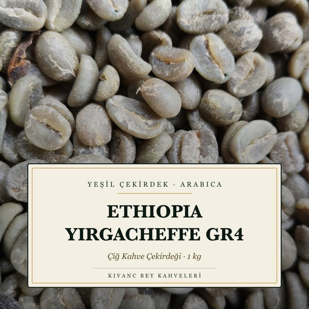 KIVANCBEY YEŞİL ÇEKİRDEK ARABICA ETHIOPIA YIRGACHEFFE GR4 1000 G