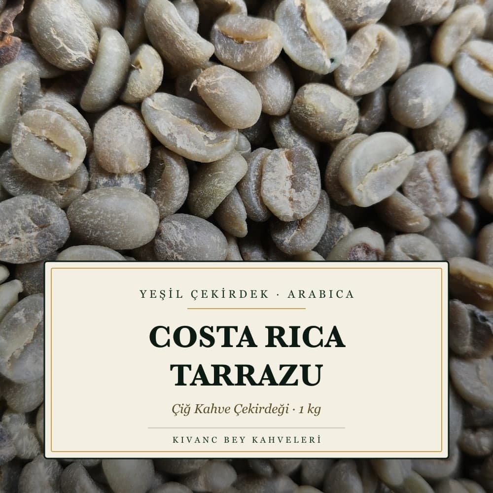 KIVANCBEY YEŞİL ÇEKİRDEK ARABICA COSTA RICA TARRAZU 1000 G