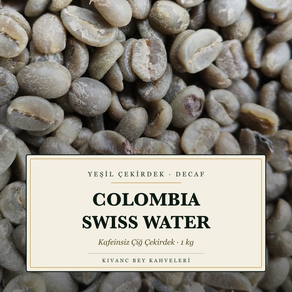 KIVANCBEY YEŞİL ÇEKİRDEK DECAF COLOMBIA SWISS WATER 1000 G