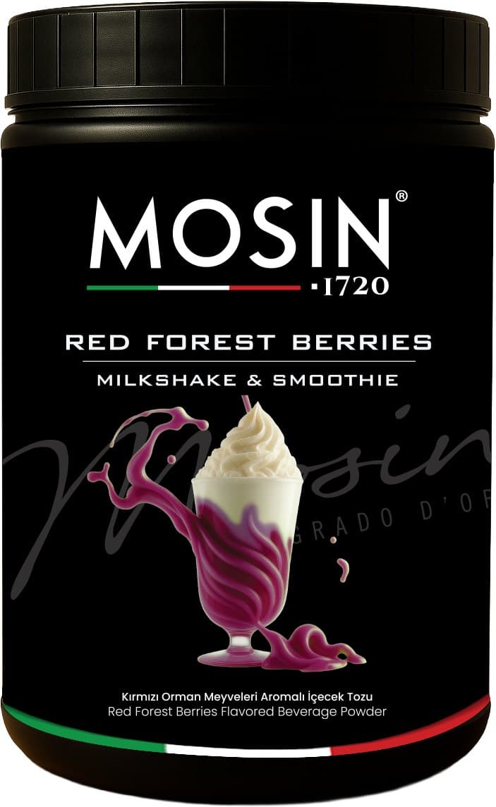 MOSİN1720 MİLKSHAKE TOZ KIRMIZI ORMAN MEYVELERİ 1000 G