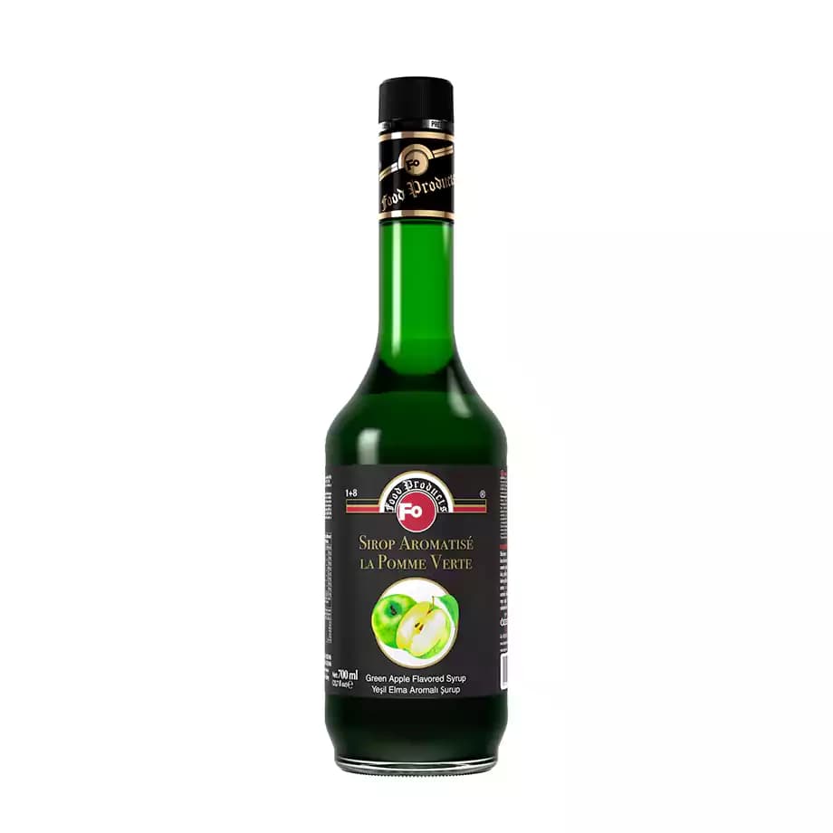 FO Yeşil Elma Aromalı Şurup 700 ml