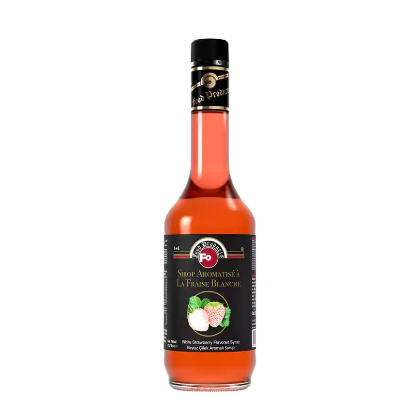 Beyaz Çilek Aromalı Premium Şurup 700 ml