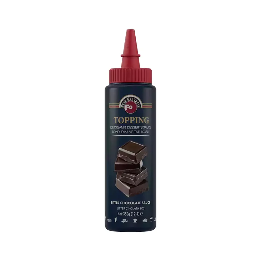 Bitter Çikolatalı Topping Dondurma Sosu 350 gr