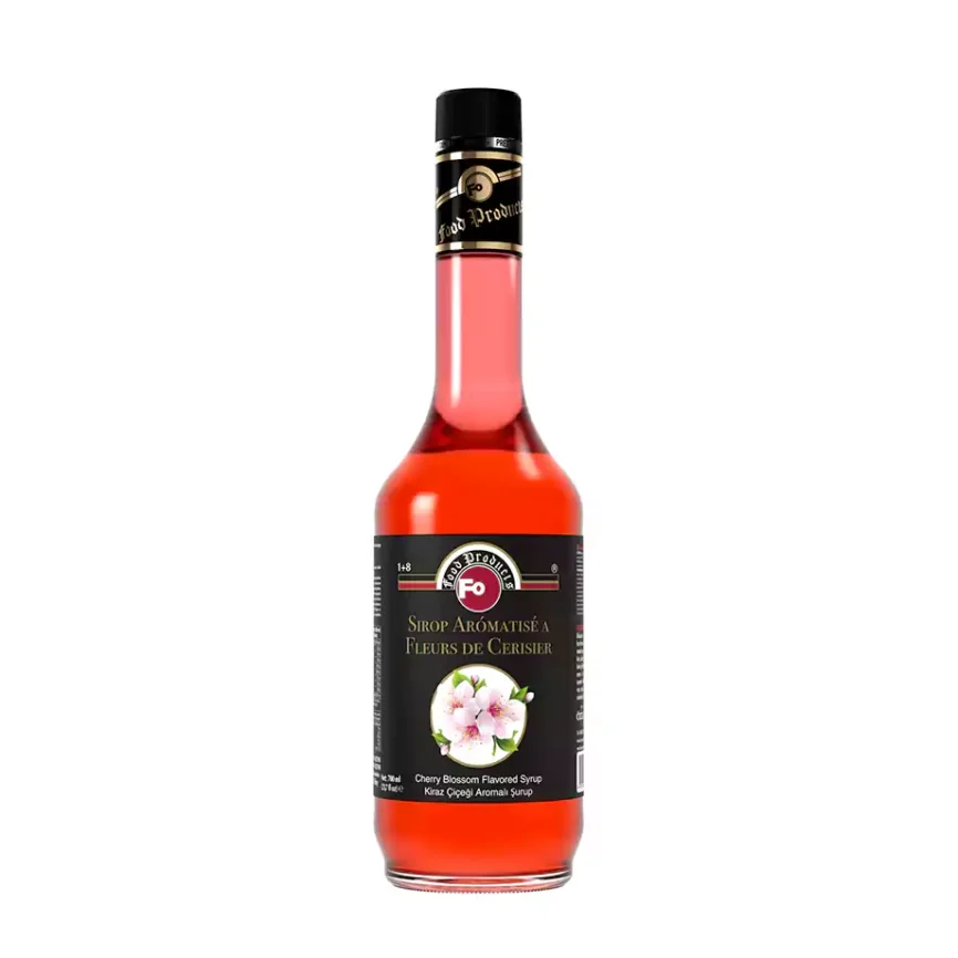 Kiraz Çiçeği Aromalı Kırmızı Gold Şurup 700 ml
