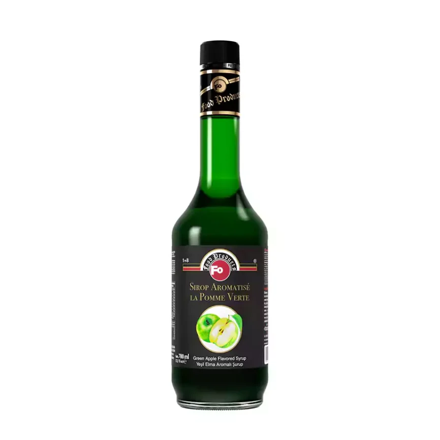 Yeşil Elma Aromalı Şurup 700 ml